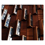 Abstract Architecture Building Business Two Sides Premium Plush Fleece Blanket (Small) 50 x40  Blanket Front