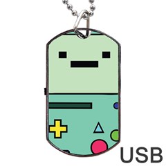 Adventure Time Beemo Bmo Illustration Cartoons Dog Tag Usb Flash (one Side) by Sarkoni