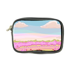 Pink And White Forest Illustration Adventure Time Cartoon Coin Purse by Sarkoni