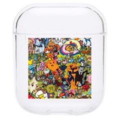 Cartoon Characters Tv Show  Adventure Time Multi Colored Hard Pc Airpods 1/2 Case by Sarkoni