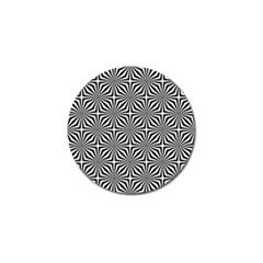 Background Pattern Halftone Black White Golf Ball Marker (4 Pack) by Pakjumat