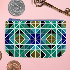 Mosaic Triangle Symmetry Large Coin Purse by Apen