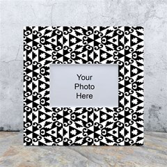 Geometric Tile Background White Box Photo Frame 4  X 6  by Apen