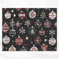 Christmas Decoration Winter Xmas Rectangular Jigsaw Puzzl by Modalart