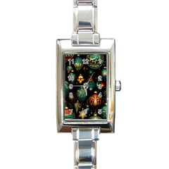 Christmas Ornaments Rectangle Italian Charm Watch by Modalart