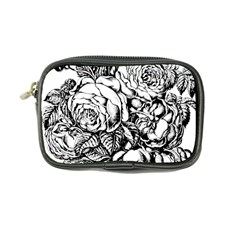 Roses Bouquet Flowers Sketch Coin Purse by Modalart