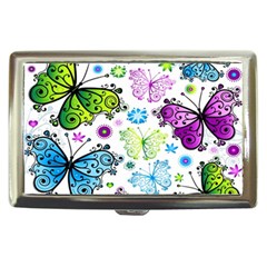 Butterflies Abstract Background Colorful Desenho Vector Cigarette Money Case by Bedest