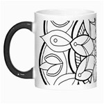 Mandala Drawing Dyes Page Morph Mug Left