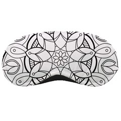 Mandala Drawing Dyes Page Sleep Mask by Ravend