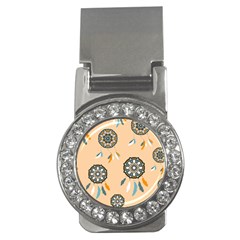 Dreamcatcher Pattern Pen Background Money Clips (cz)  by Ravend