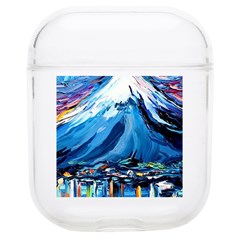 Mount Fuji Art Starry Night Van Gogh Soft Tpu Airpods 1/2 Case by Modalart