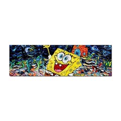 Art Cartoon Starry Night Van Gogh Sticker Bumper (100 Pack) by Modalart