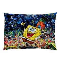 Art Cartoon Starry Night Van Gogh Pillow Case (two Sides) by Modalart