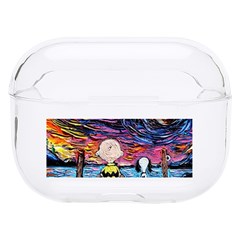 Cartoon Dog Vincent Van Gogh s Starry Night Parody Hard Pc Airpods Pro Case by Modalart