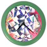 Abstract Art Work 1 Color Wall Clock Front