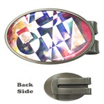 Abstract Art Work 1 Money Clips (Oval)  Front