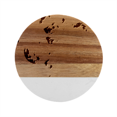 Abstract Art Work 1 Marble Wood Coaster (round) by mbs123