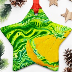 Zitro Abstract Sour Texture Food Ornament (star) by Amaryn4rt