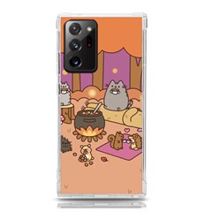 Pusheen Cute Fall The Cat Samsung Galaxy Note 20 Ultra Tpu Uv Case by Modalart