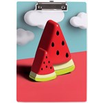 Watermelon Fruit A4 Acrylic Clipboard Front