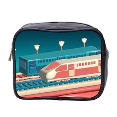 Bridge Transportation Train Toys Mini Toiletries Bag (two Sides) by Modalart