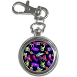 Space Pattern Key Chain Watches Front