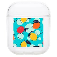 Pop Art Style Citrus Seamless Pattern Soft Tpu Airpods 1/2 Case by Bedest