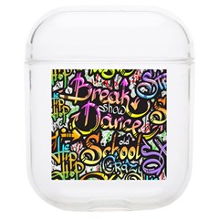 Graffiti Word Seamless Pattern Soft Tpu Airpods 1/2 Case by Bedest