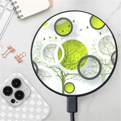 Circles Still Life Wireless Fast Charger(black) by Pakjumat