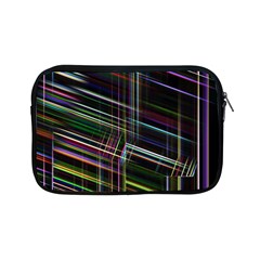 False Prismatic Black Background Apple Ipad Mini Zipper Cases by Pakjumat