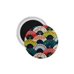 Japanese Fans Bright Pattern 1 75  Magnets by Pakjumat