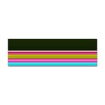 Horizontal Line Colorful Sticker Bumper (10 pack) Front