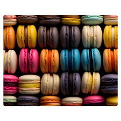 Macaroon Sweet Treat Premium Plush Fleece Blanket (medium) by Pakjumat