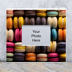 Macaroon Sweet Treat White Wall Photo Frame 5  X 7  by Pakjumat