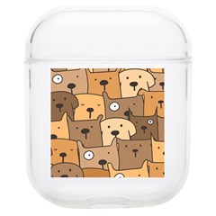 Cute Dog Seamless Pattern Background Soft Tpu Airpods 1/2 Case by Pakjumat