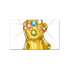 The Infinity Gauntlet Thanos Sticker Rectangular (100 Pack) by Maspions