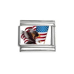 American Eagle Clip Art Italian Charm (9mm) by Maspions