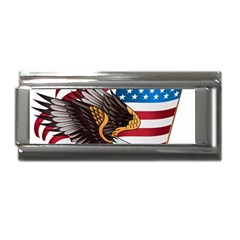 American Eagle Clip Art Superlink Italian Charm (9mm) by Maspions