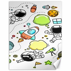 Sketch Cartoon Space Set Canvas 18  X 24  by Hannah976