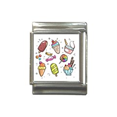 Doodle Cartoon Drawn Cone Food Italian Charm (13mm) by Hannah976