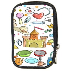 Baby Equipment Child Sketch Hand Compact Camera Leather Case by Hannah976