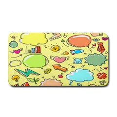 Cute Sketch Child Graphic Funny Medium Bar Mat by Hannah976