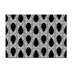 Pattern Beetle Insect Black Grey Sticker A4 (100 Pack) by Hannah976