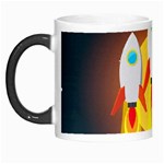 Rocket Take Off Missiles Cosmos Morph Mug Left