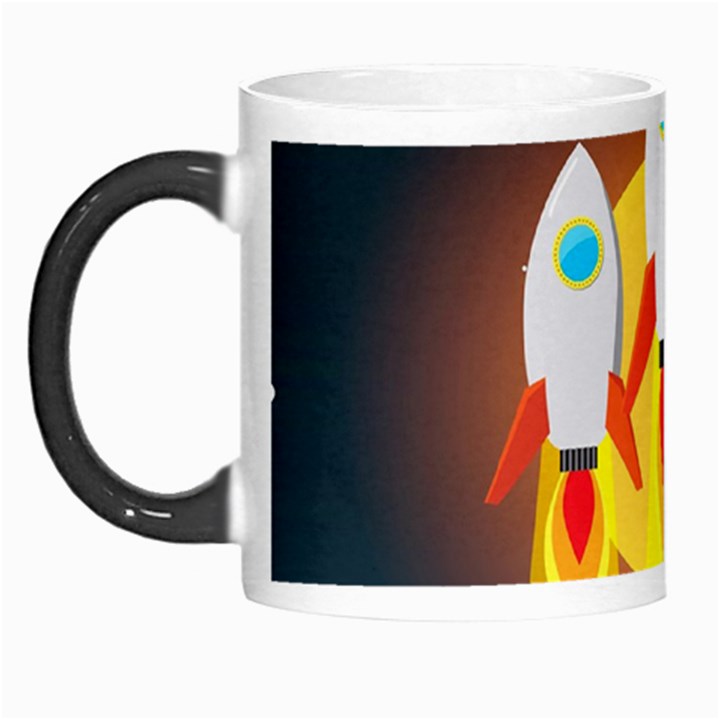 Rocket Take Off Missiles Cosmos Morph Mug