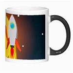 Rocket Take Off Missiles Cosmos Morph Mug Right