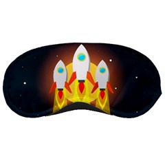 Rocket Take Off Missiles Cosmos Sleep Mask by Sarkoni