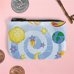 Science Fiction Outer Space Mini Coin Purse by Sarkoni