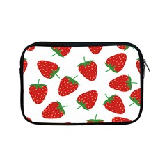 Seamless Pattern Fresh Strawberry Apple Ipad Mini Zipper Cases by Sarkoni