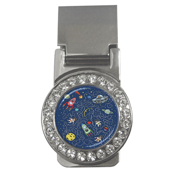 Cat Cosmos Cosmonaut Rocket Money Clips (CZ) 